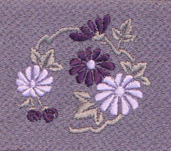 数珠・数珠入れ　正絹ちりめん刺繍 数珠入れ
